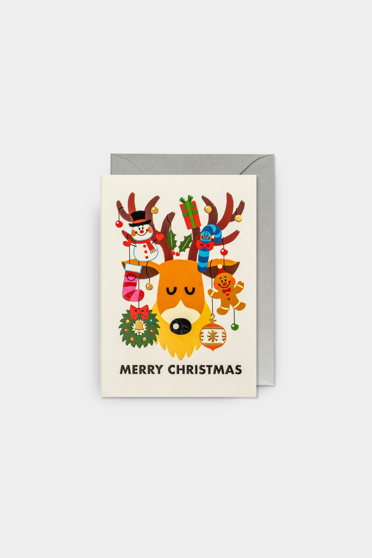 Toru Fukuda - Reindeer Merry Christmas Card