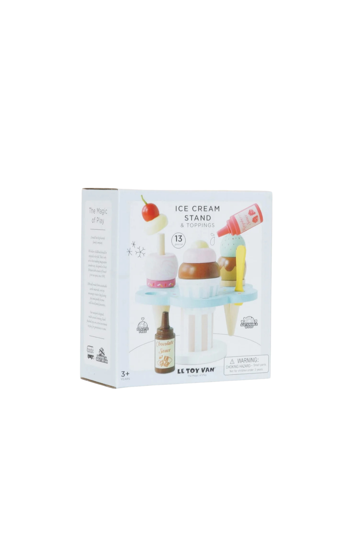 Le Toy Van Wooden Ice Cream Stand & Toppings