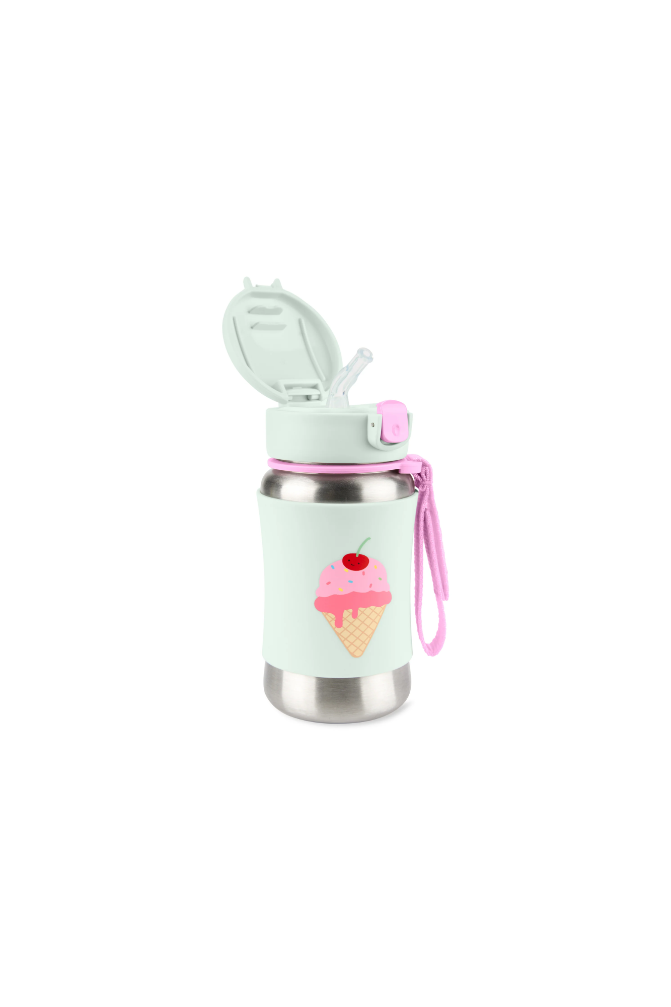 Skip Hop Spark Style Stainless Steel Straw Bottle