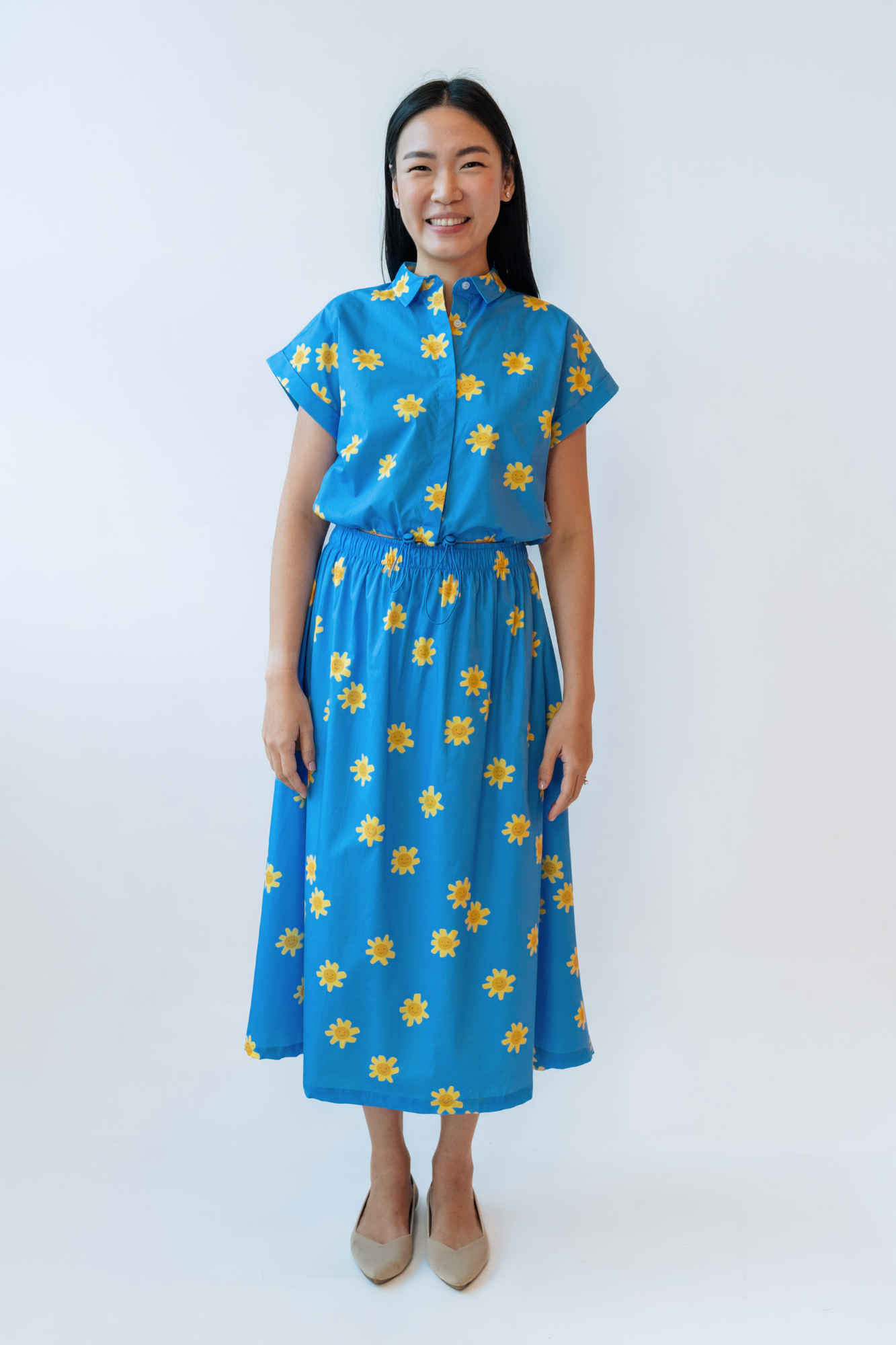 Sunshine Ladies Drawstring Shirt