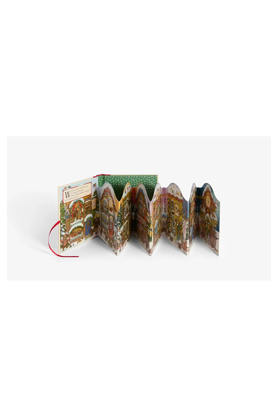 Christmas Is Coming To Town!: A Foldout Christmas Village and Advent Calendar