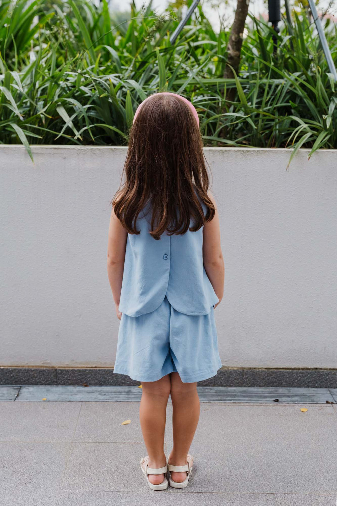 Cornflower Blue Boxy Tank & Shorts Set
