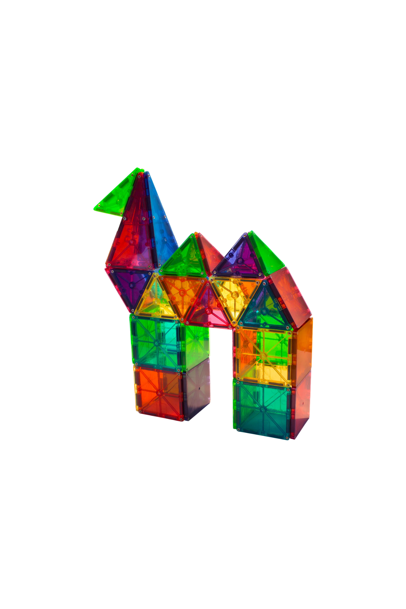 MAGNA-TILES Clear Colors 100 pieces Set