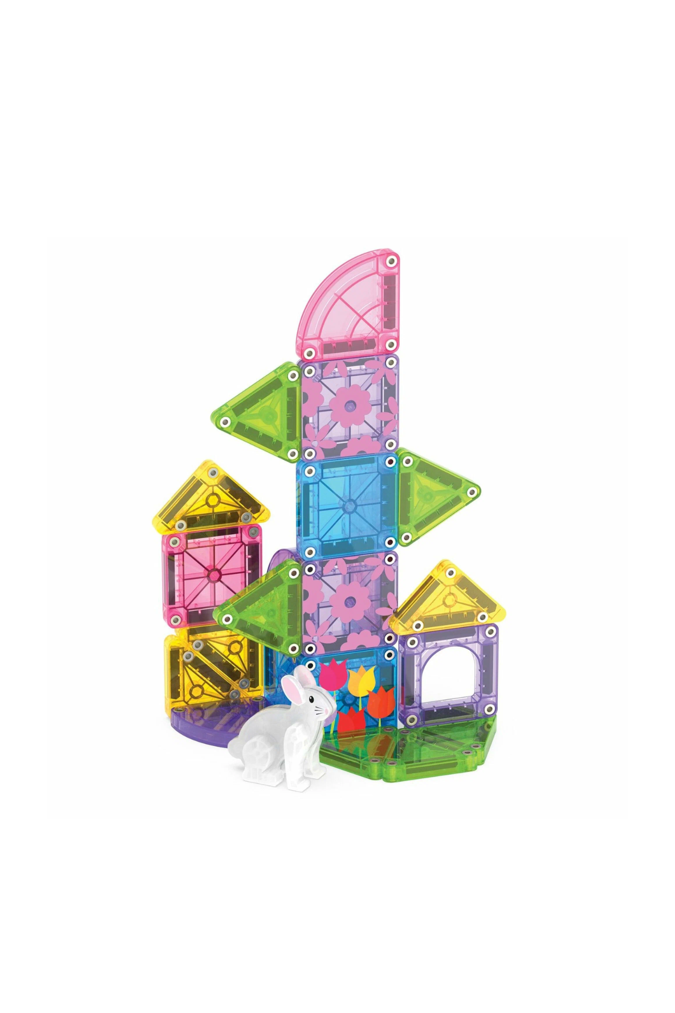 MAGNA-TILES Spring Garden 24 pieces Travel Set
