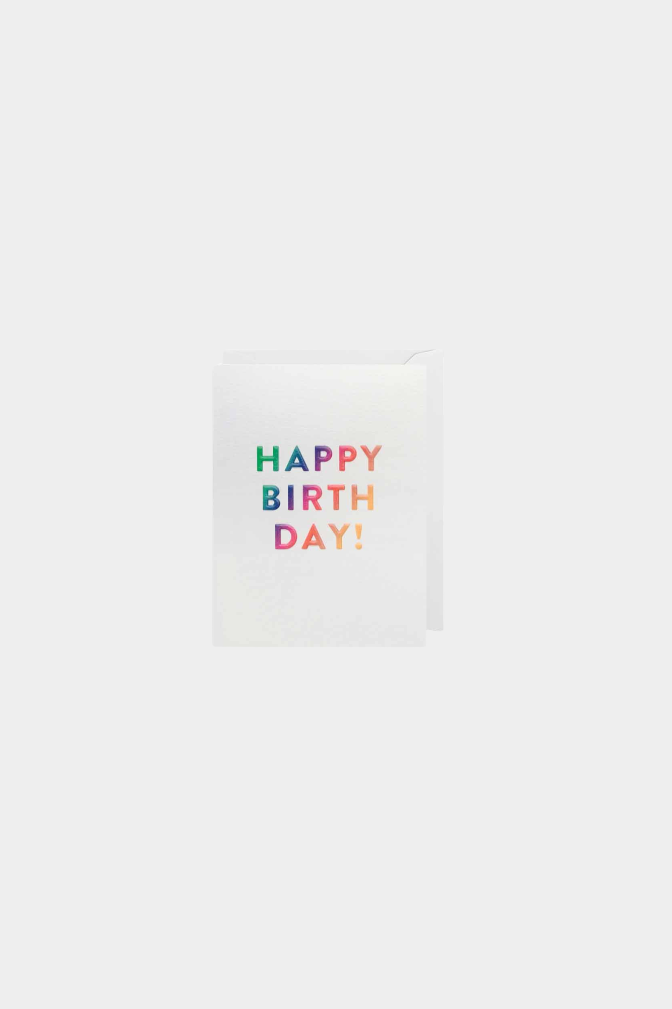 Happy Birthday! Rainbow Mini Card