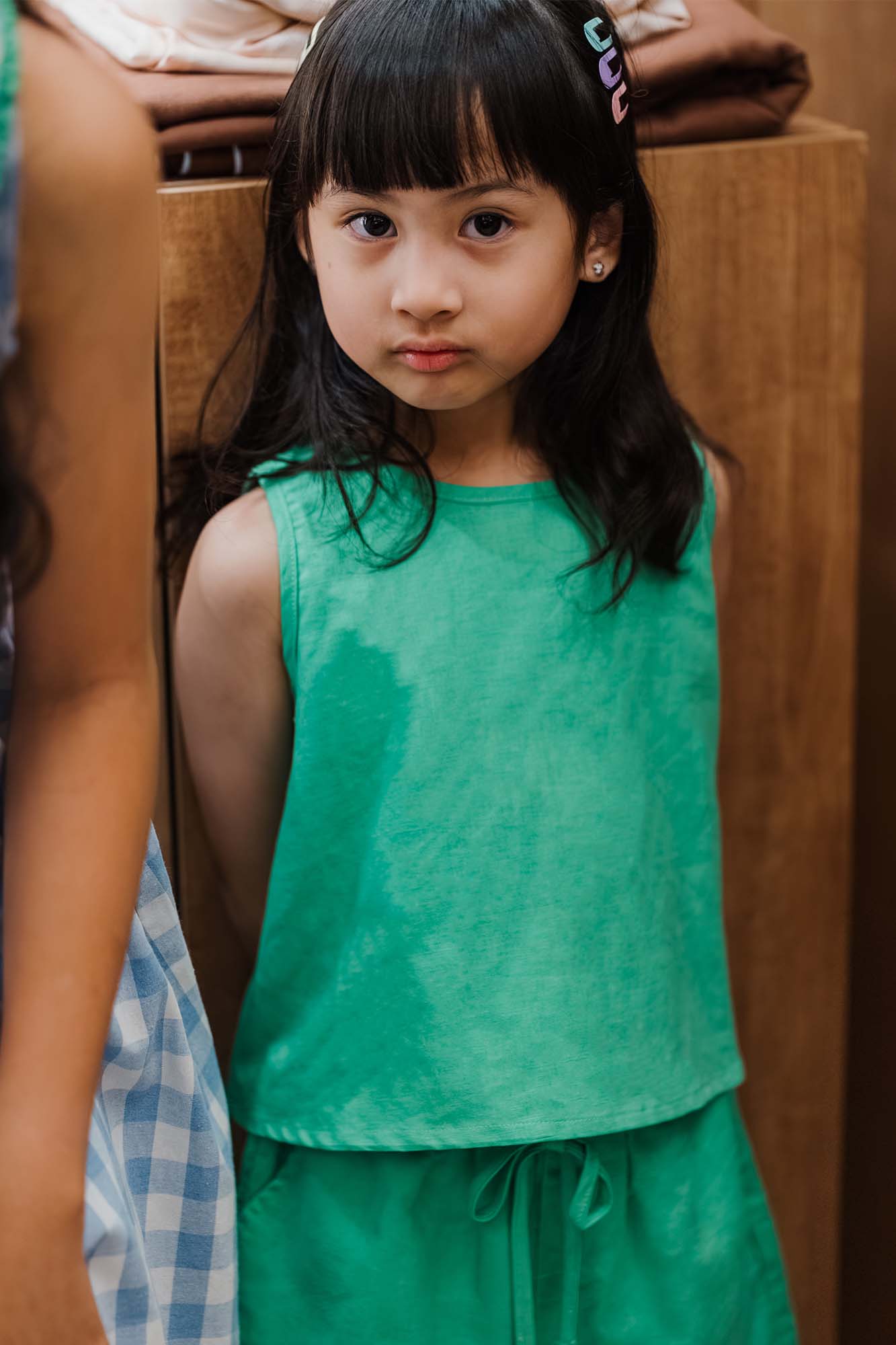 Emerald Boxy Tank & Shorts Set