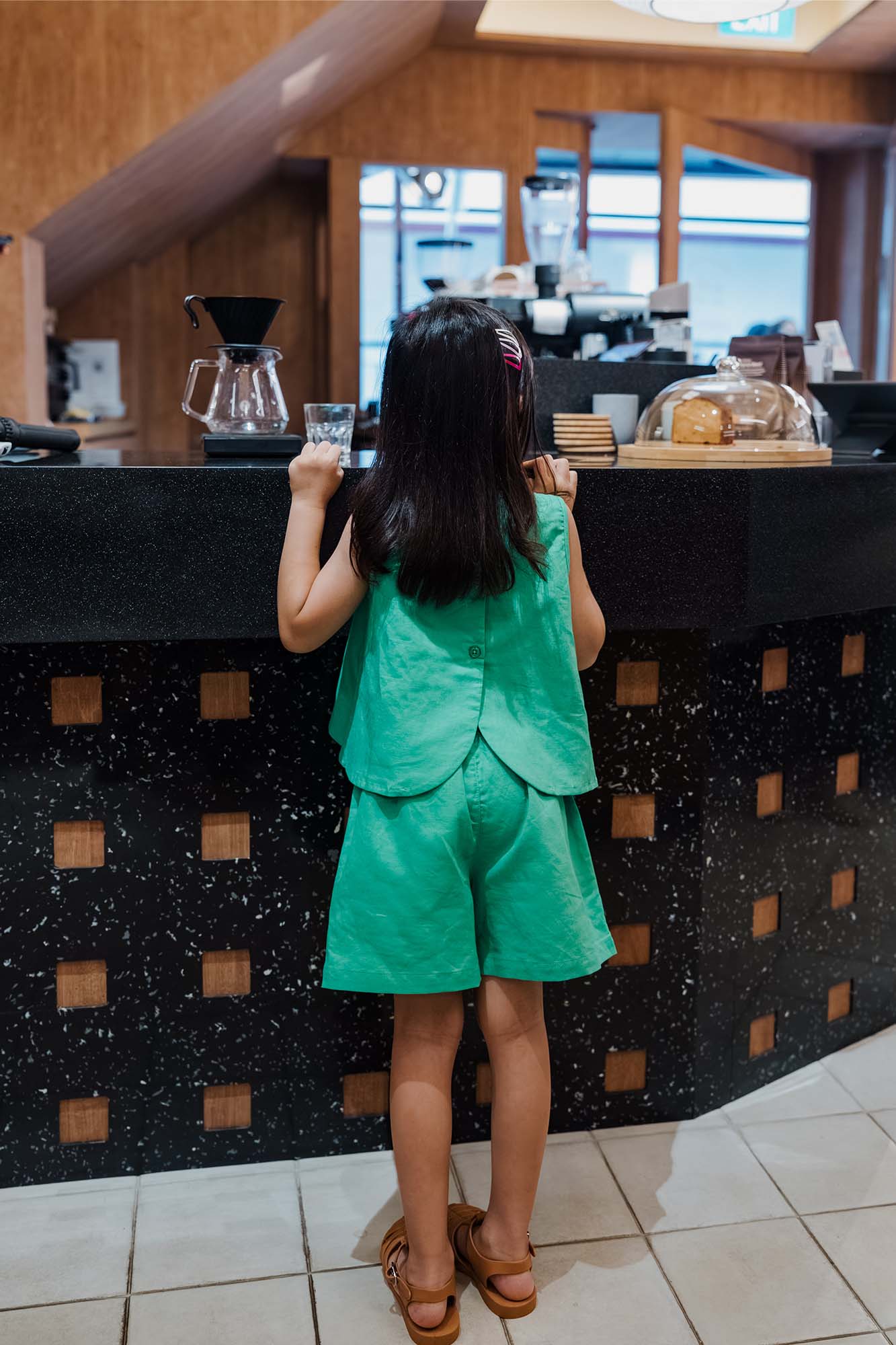 Emerald Boxy Tank & Shorts Set