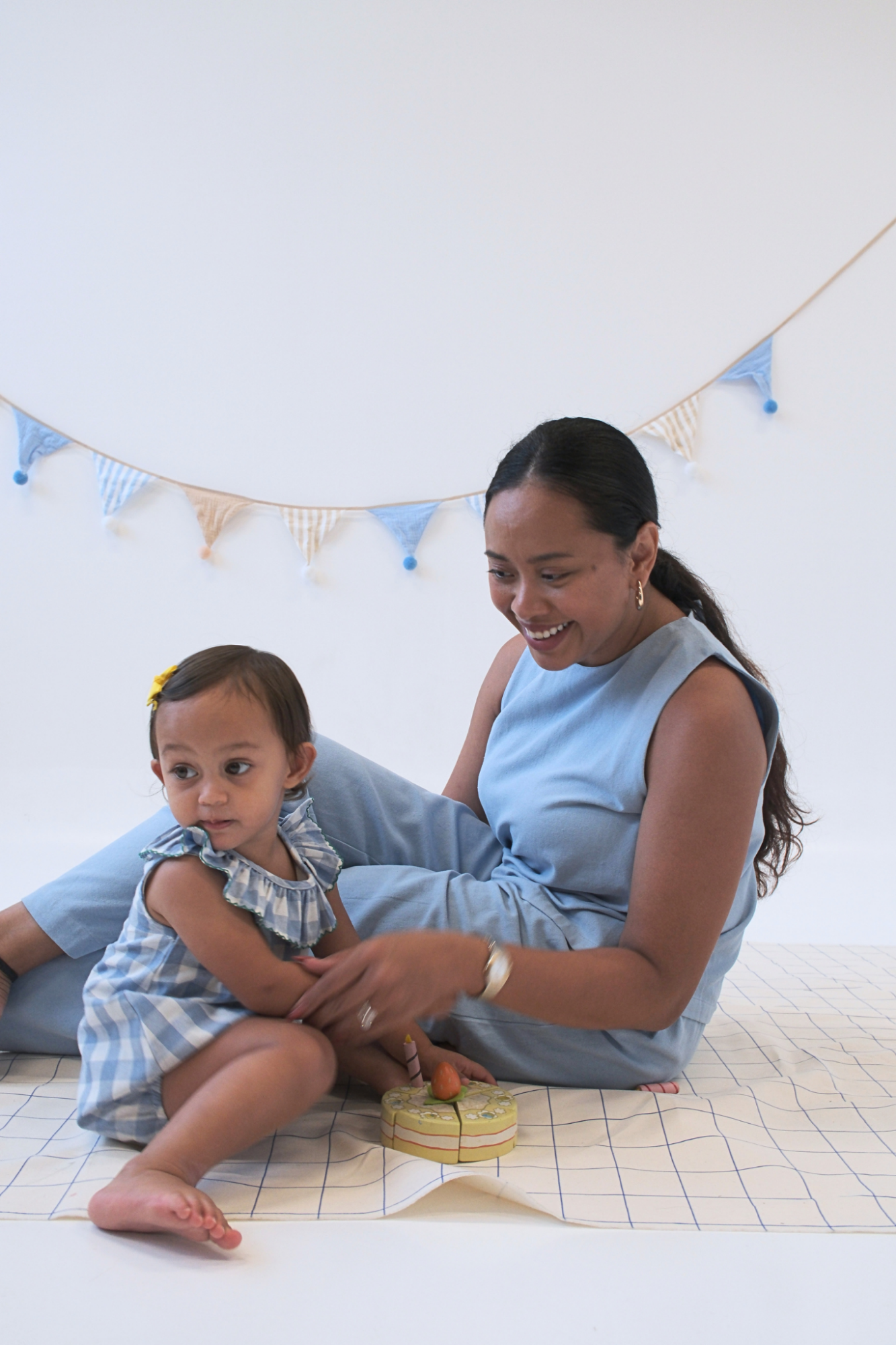 Cornflower Blue Boxy Tank & Relaxed Pants Set