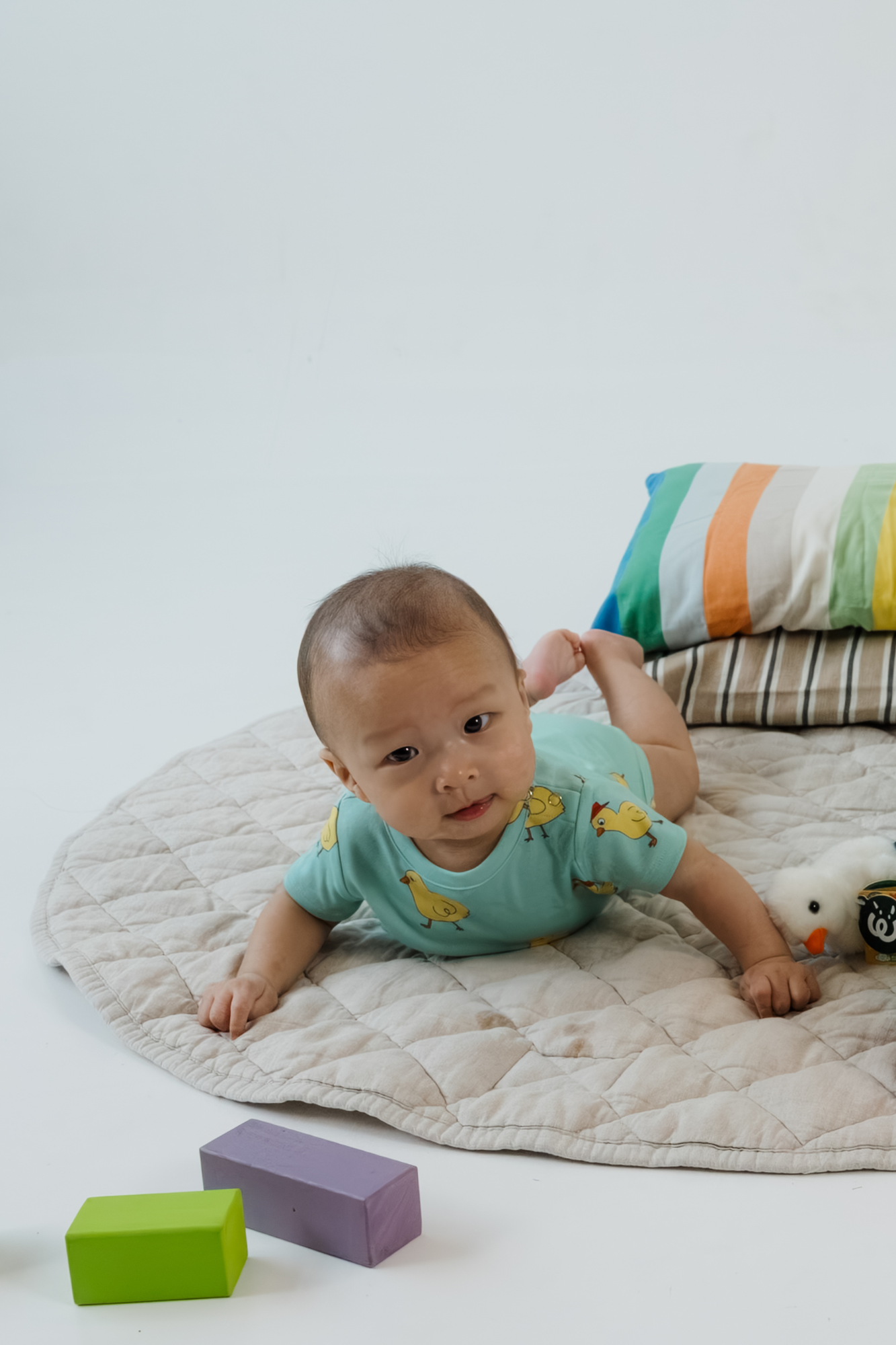 Chicks Mint Onesie