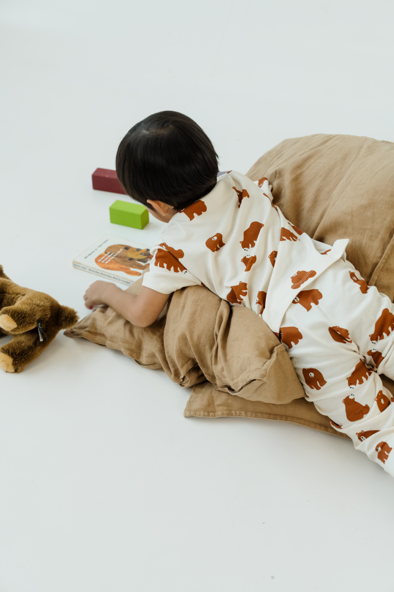 Brown Bear Pyjamas Top & Pants Set