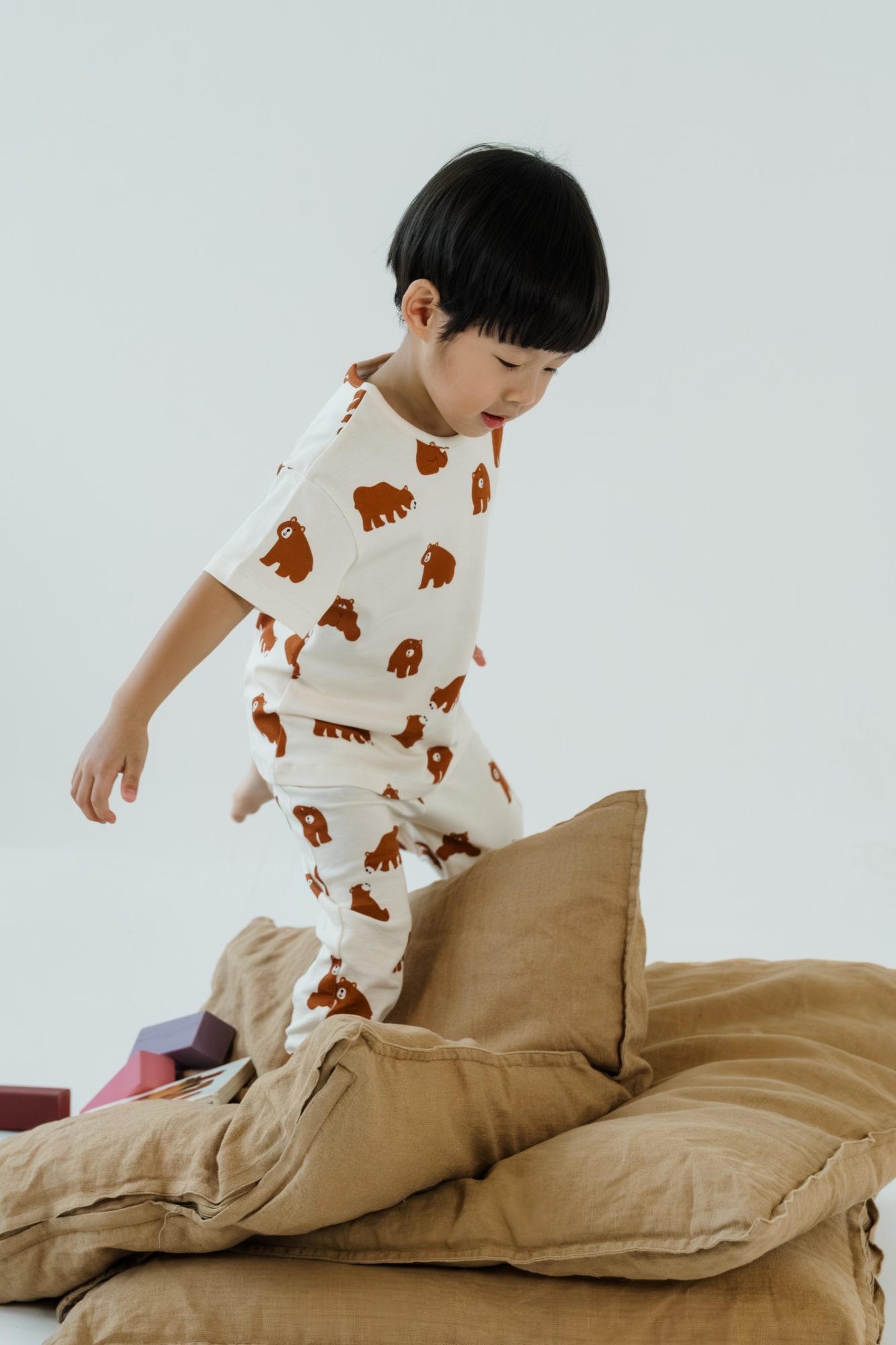 Brown Bear Pyjamas Top & Pants Set