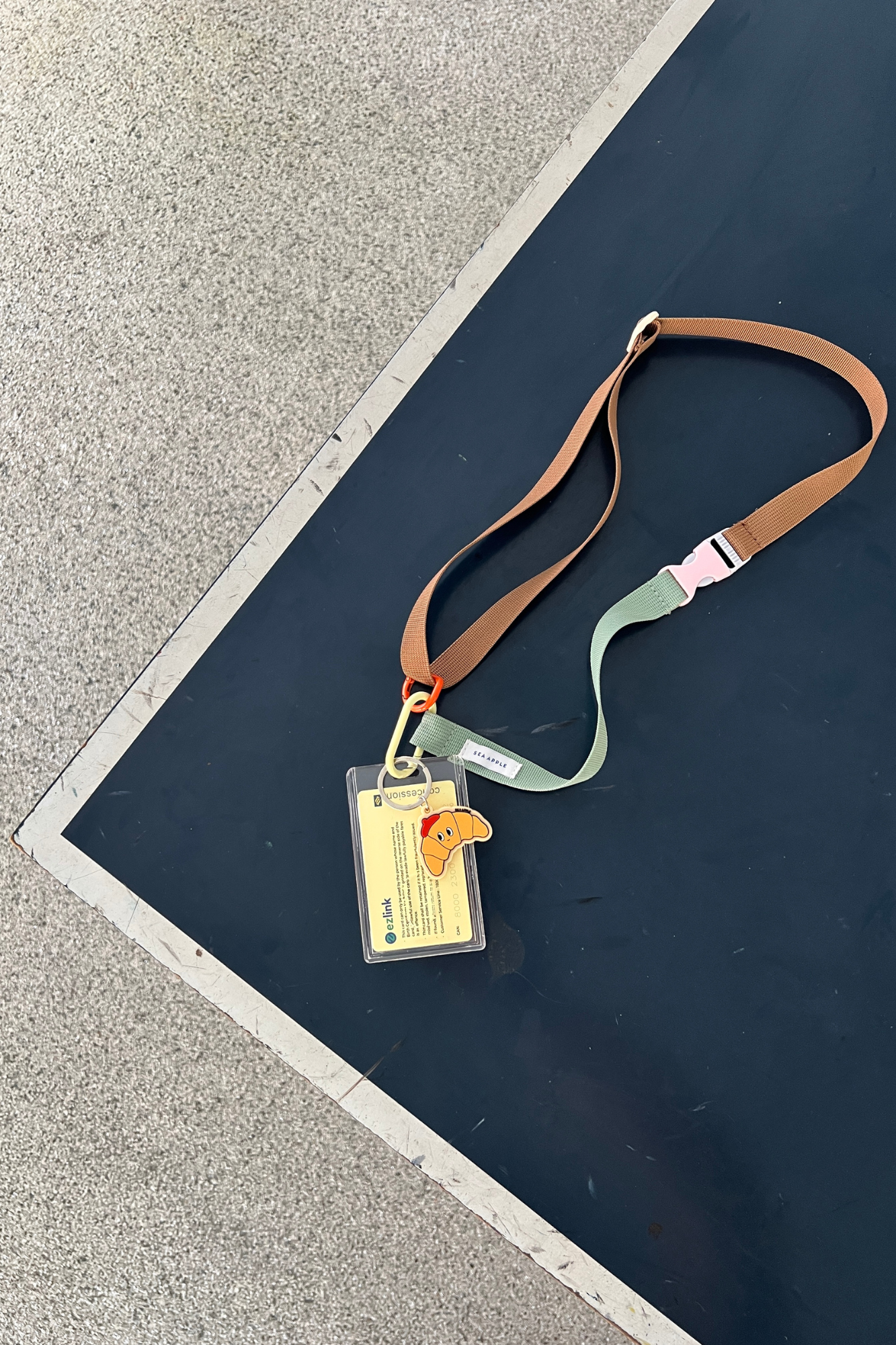 Croissant Keychain