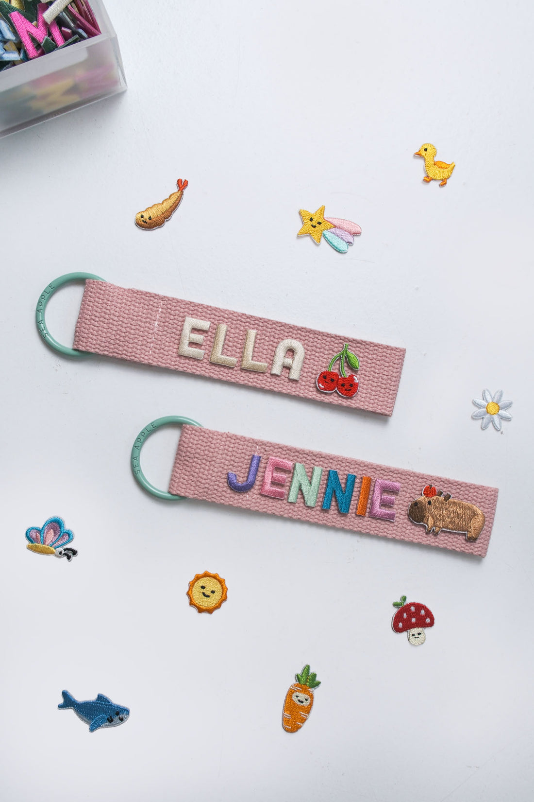 Personalisable Dusty Pink Name Tag