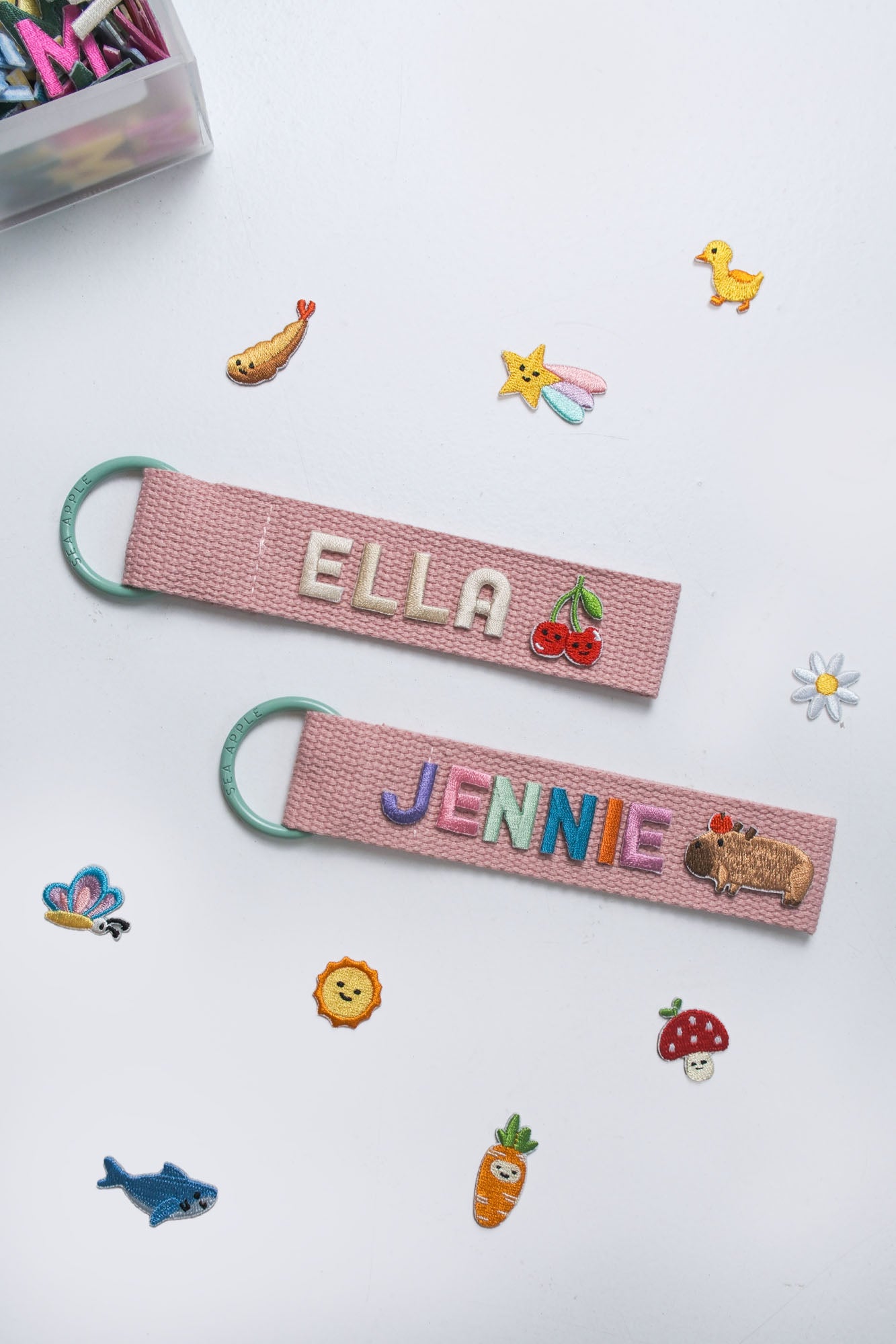 Personalisable Dusty Pink Name Tag