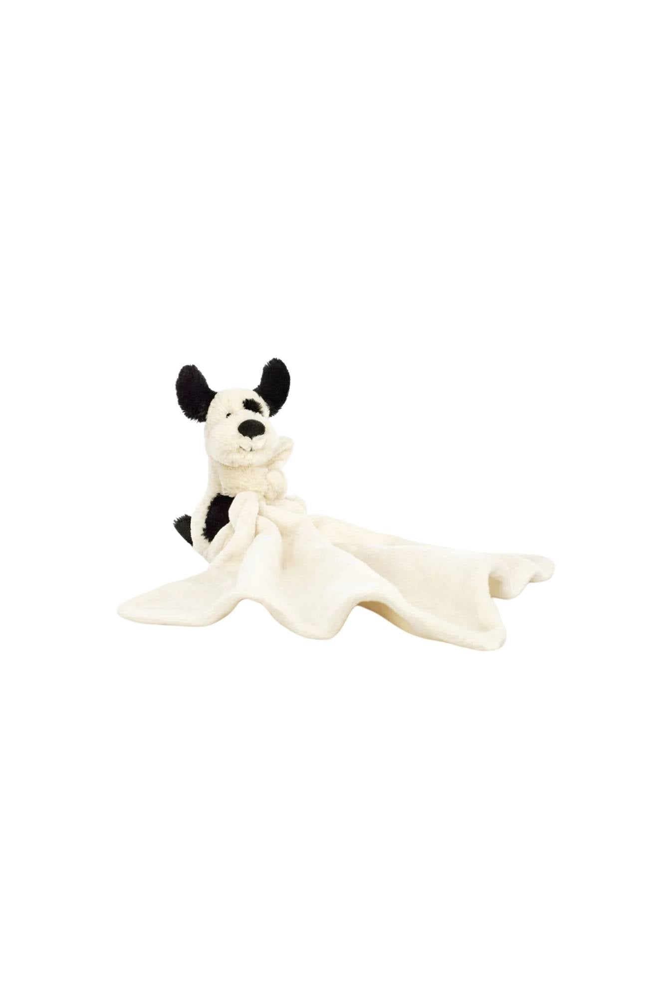 Jellycat Bashful Black & Cream Puppy Soother