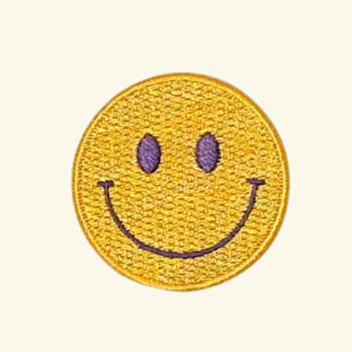 NOT FOR SALE ⚠️ Large Patch - Yellow Smiley