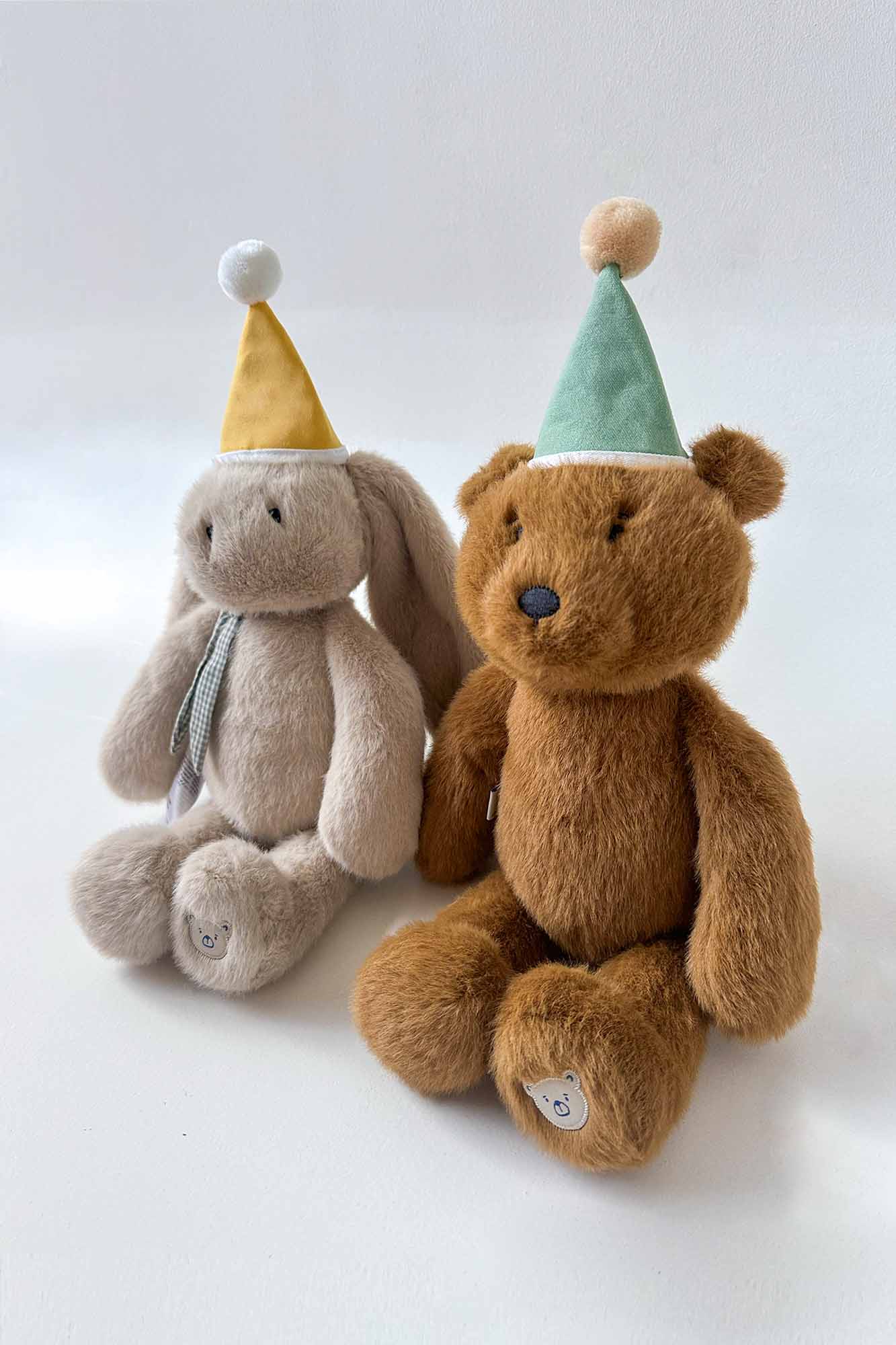 Mini Plush Party Hat Yellow