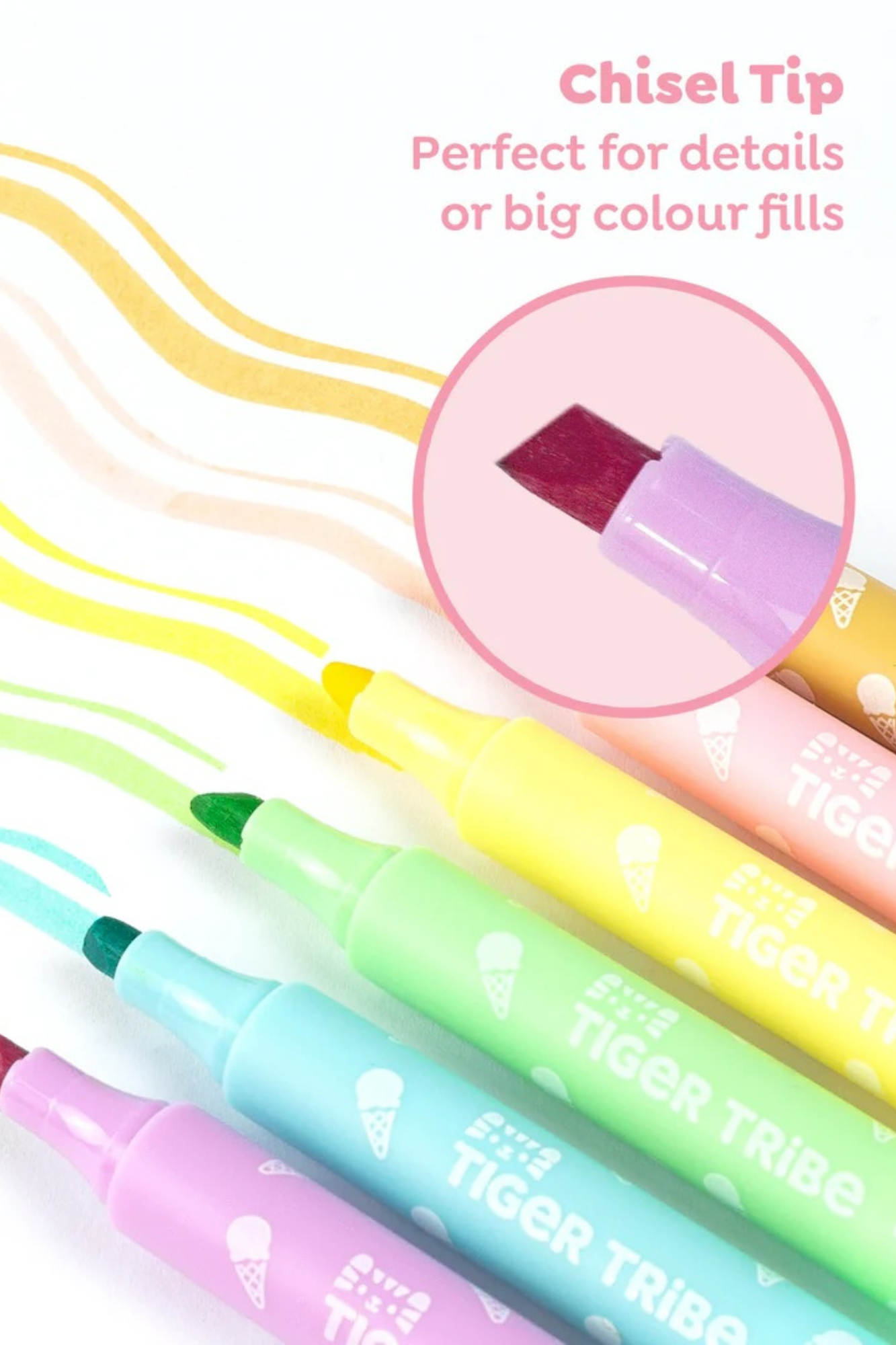 TIGER TRIBE SCENTED SUNDAE MARKERS