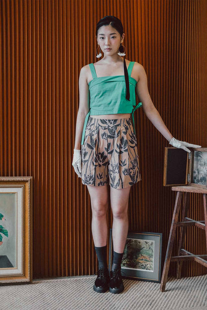 Plantation Flared Shorts