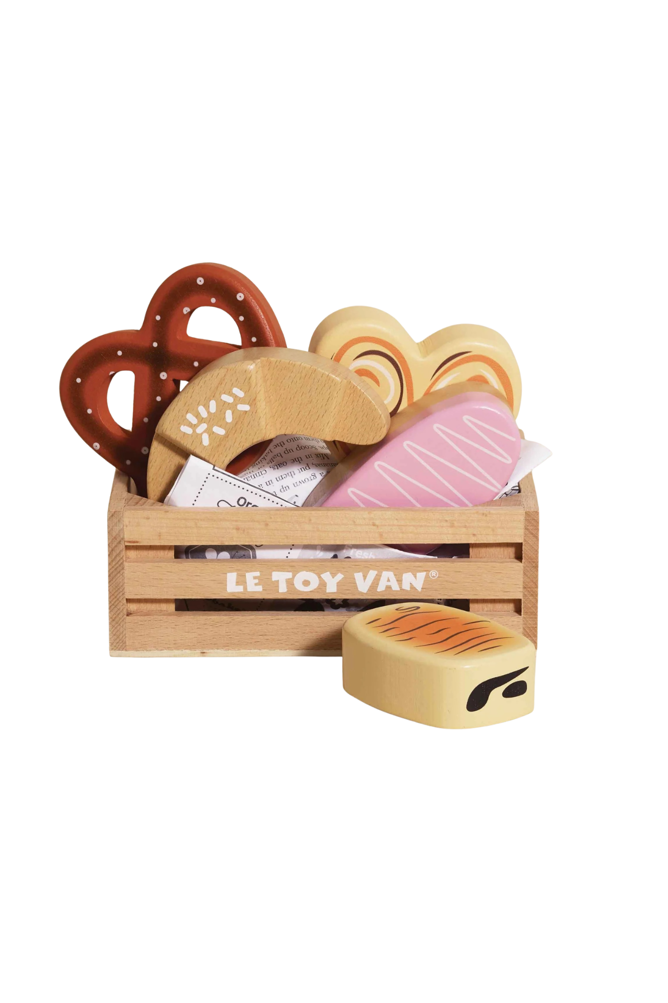 Le Toy Van Wooden Market Crate - Bakery &amp; Patisserie