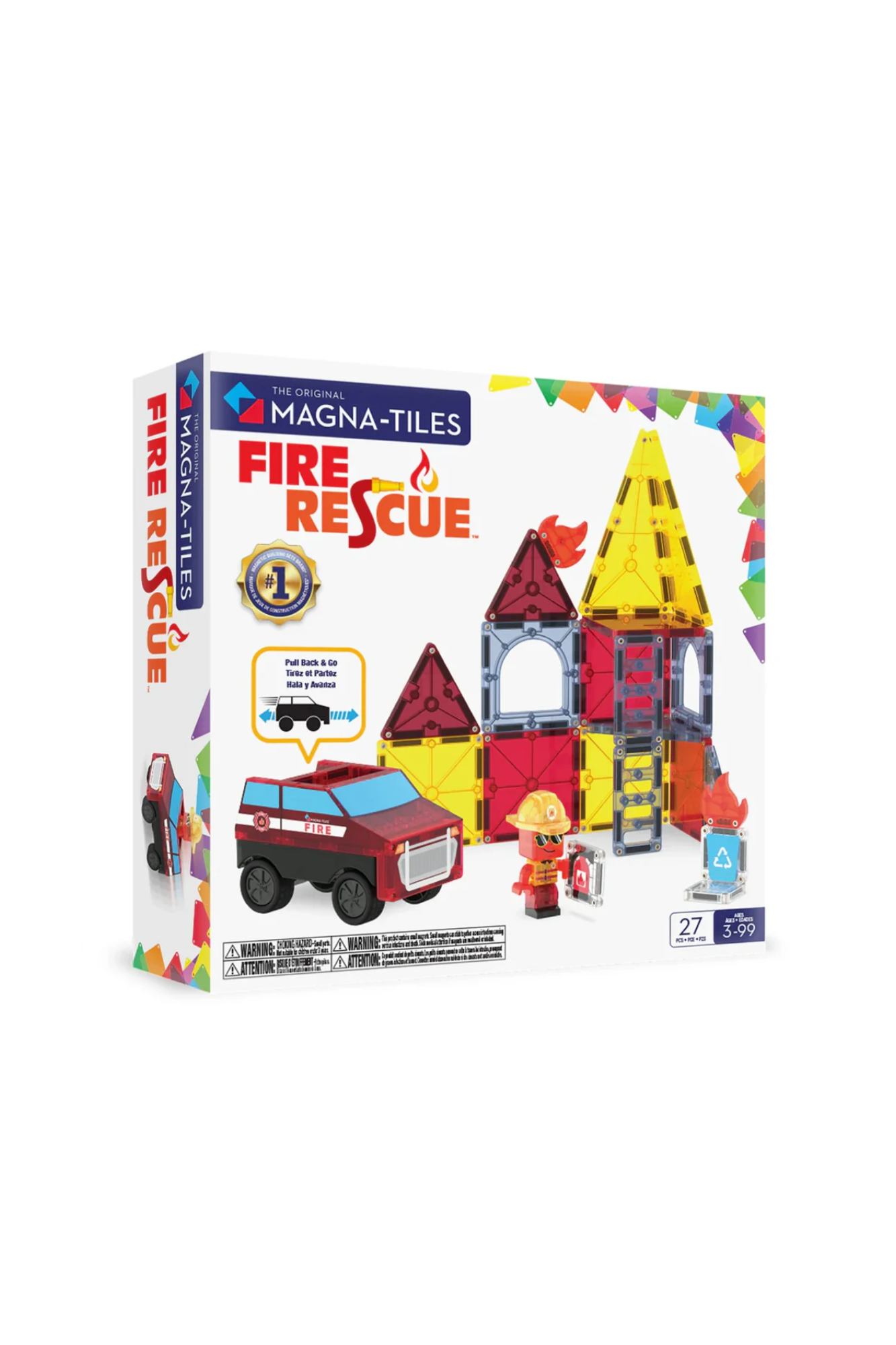 MAGNA-TILES Fire Rescue
