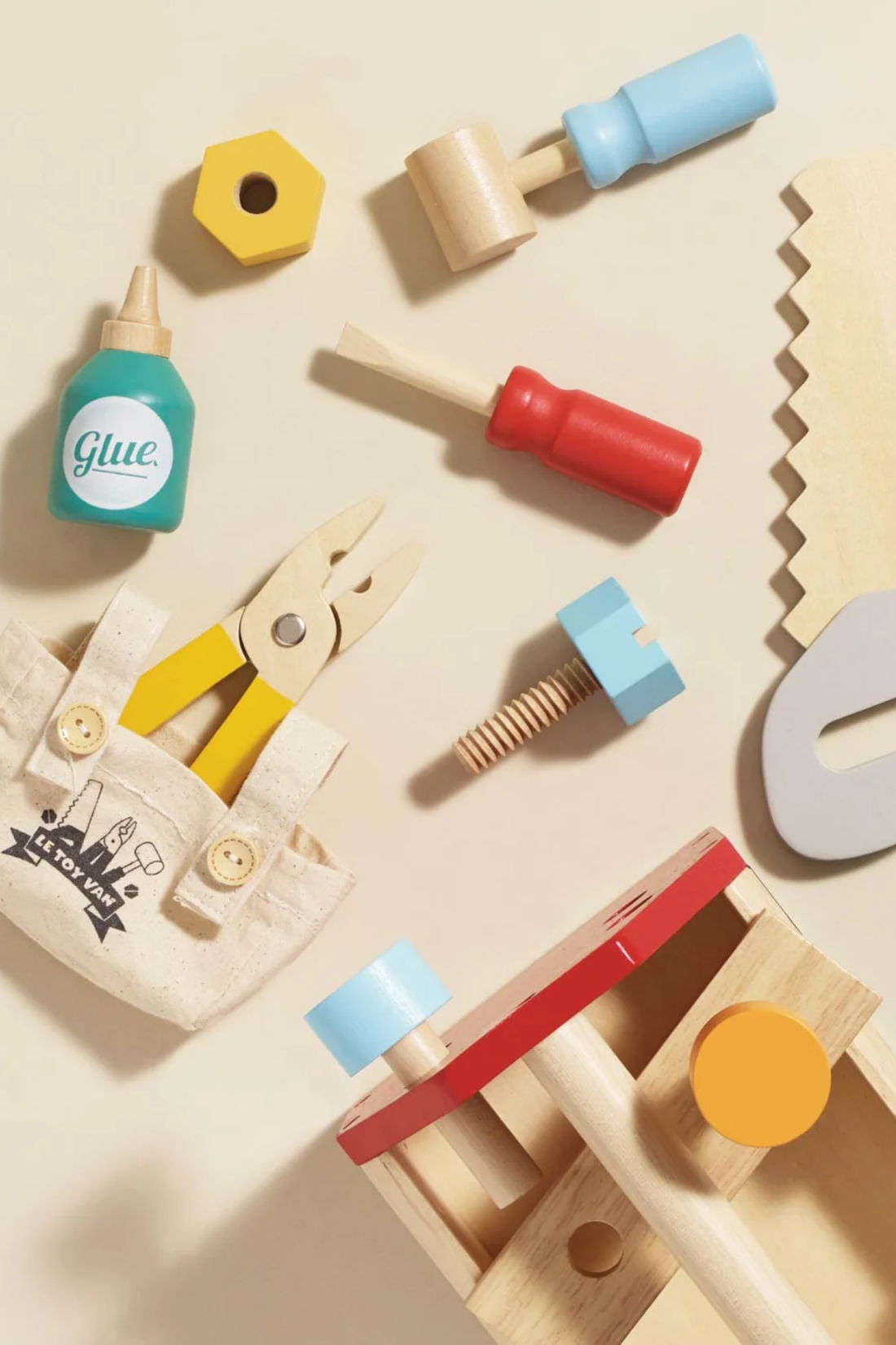 Le Toy Van Wooden Tool Box &amp; Tools