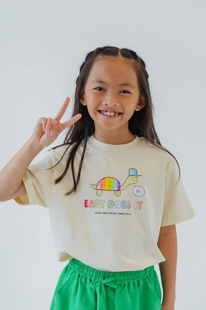 Colour Me! Turtle Sand Oversized Tee