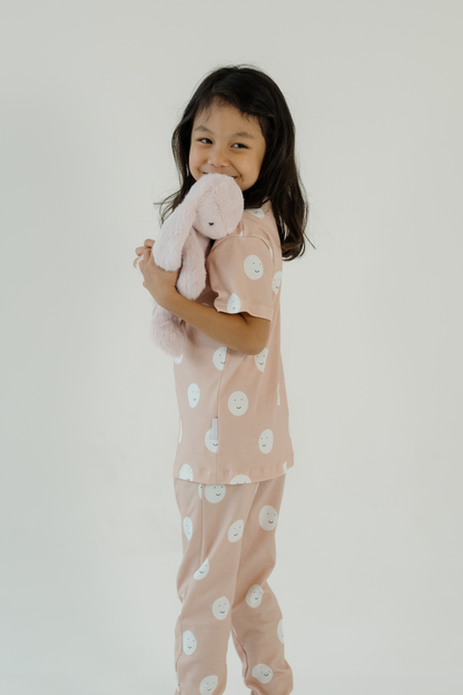Happy Moon Beige Pyjamas Top &amp; Pants Set