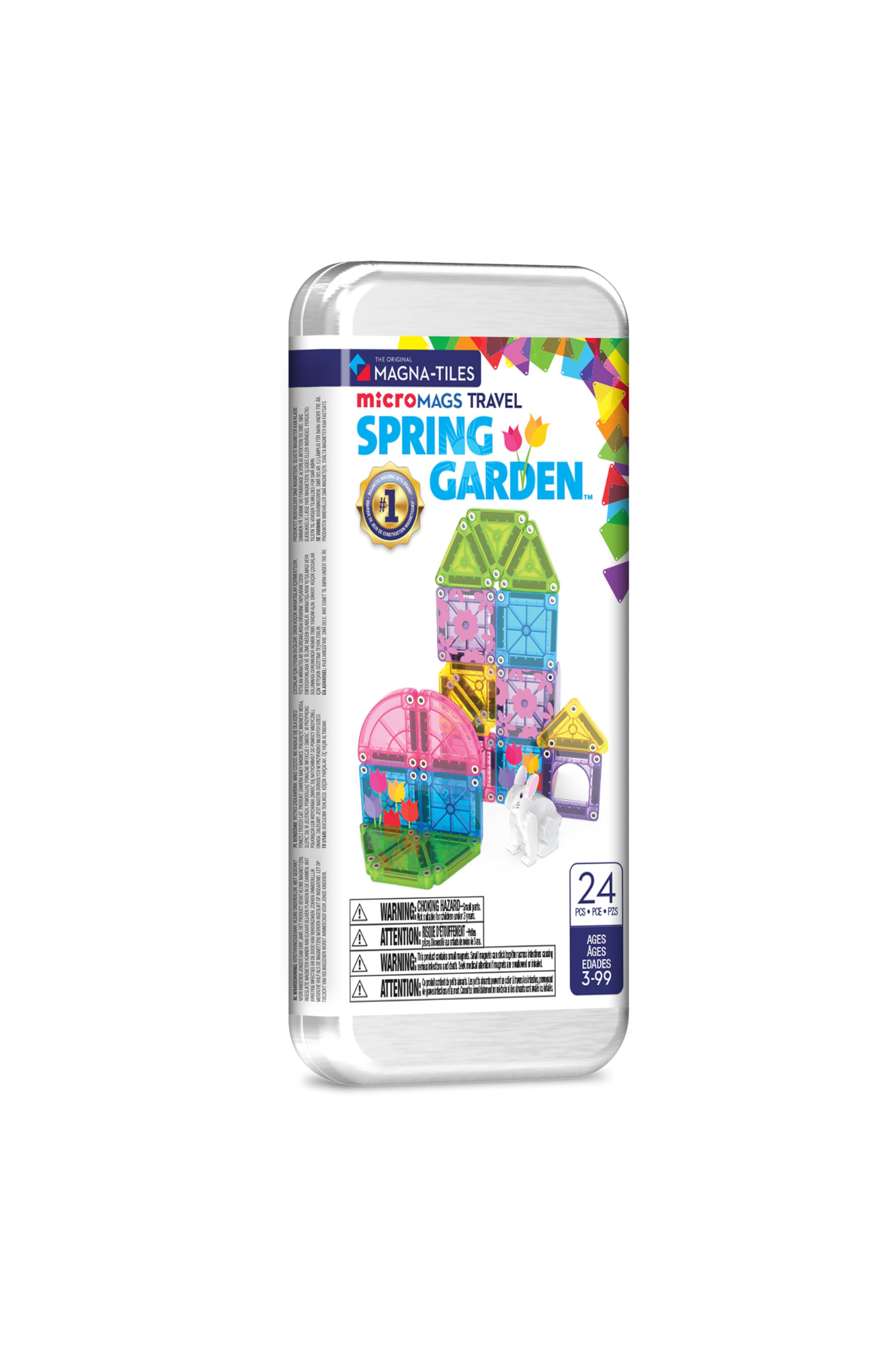 MAGNA-TILES Spring Garden 24 pieces Travel Set