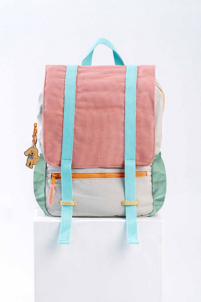 Personalisable 365 Backpack Pink Colour Block