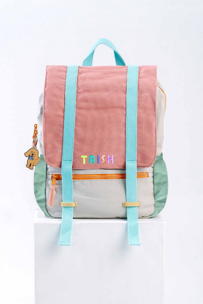 Personalisable 365 Backpack Pink Colour Block
