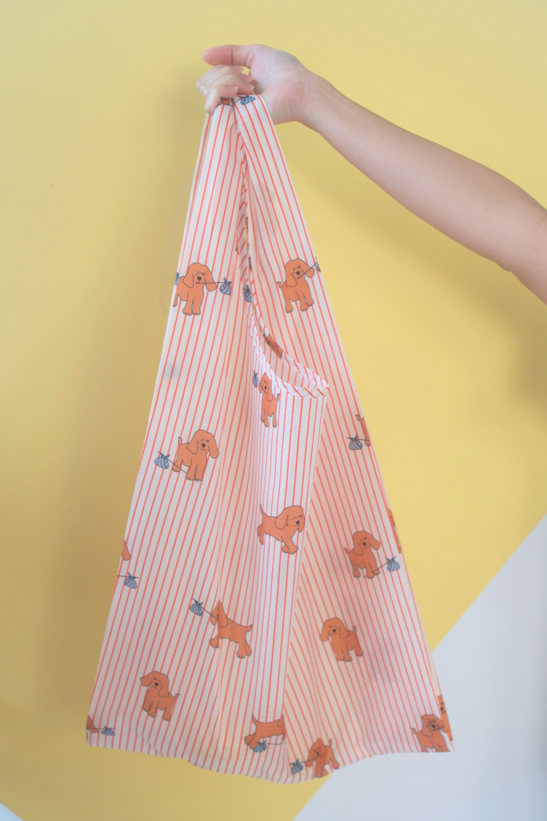 Personalisable Runaway Dog Reusable Bag