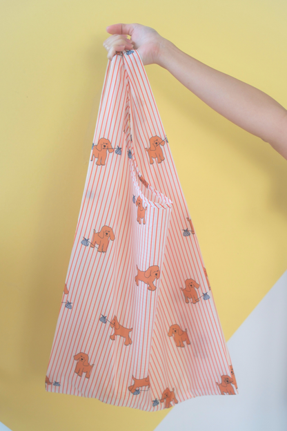 Personalisable Runaway Dog Reusable Bag