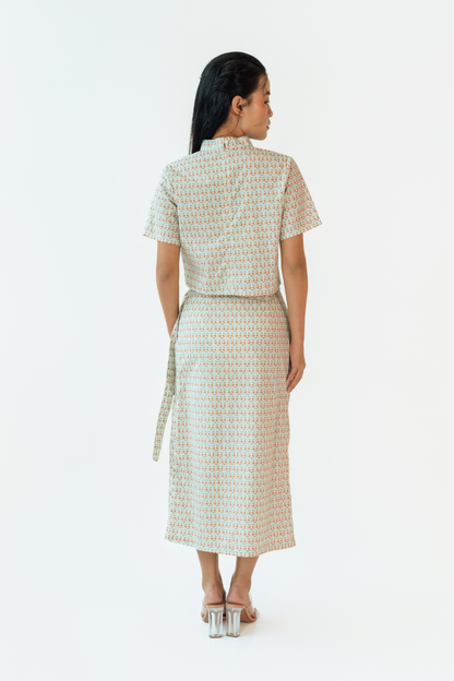 Jadeite Wrap Skirt