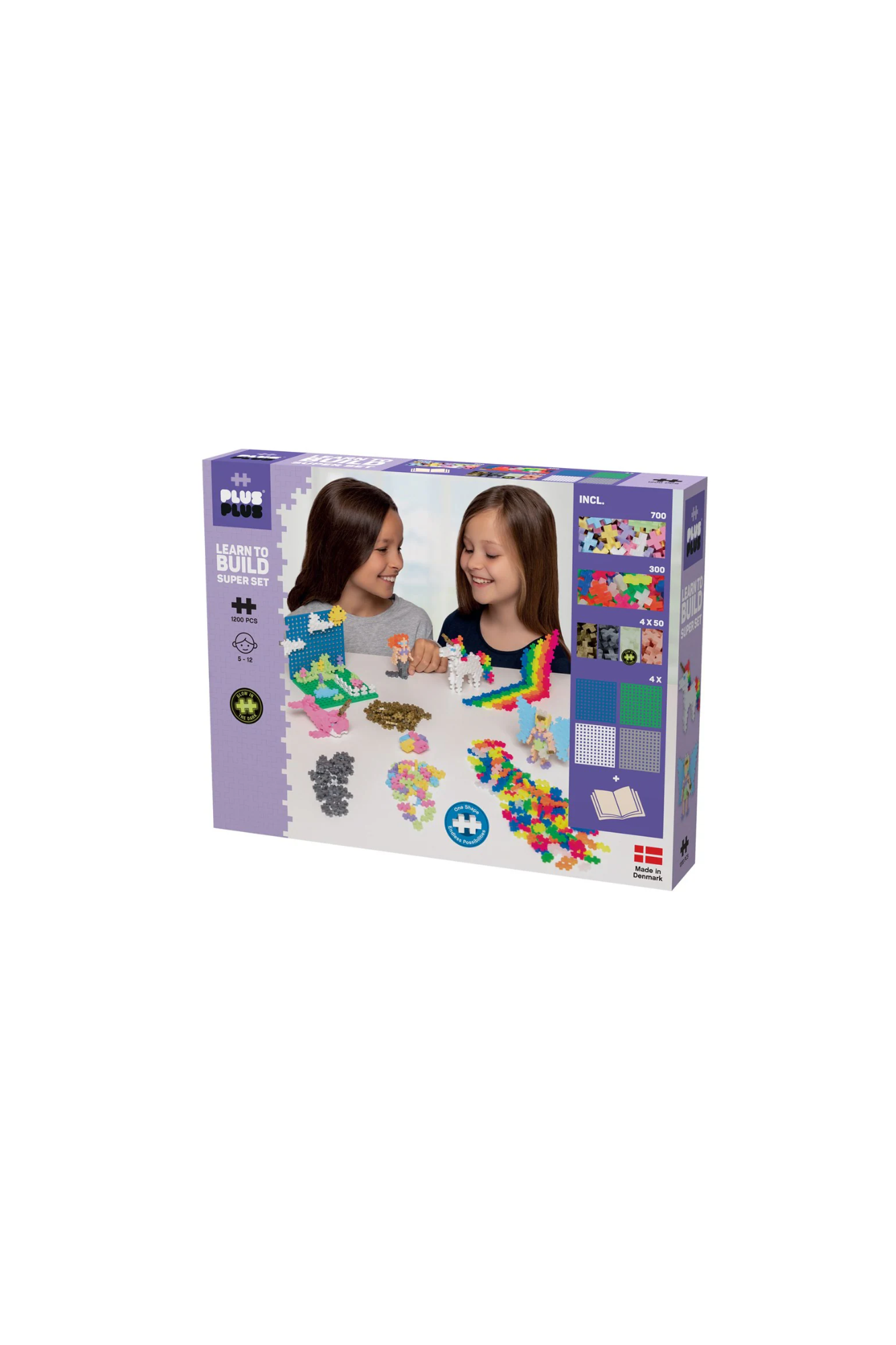 PLUS-PLUS Learn to Build Super Set Pastel