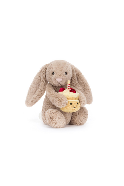 Jellycat Bashful Beige Bunny Birthday