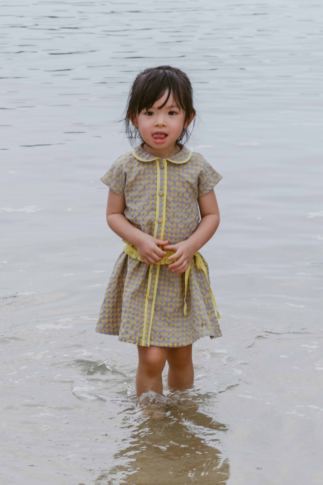 Yellow Plaid Penny Dress