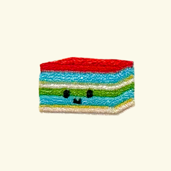 NOT FOR SALE ⚠️ Small Patch - Rainbow Kueh