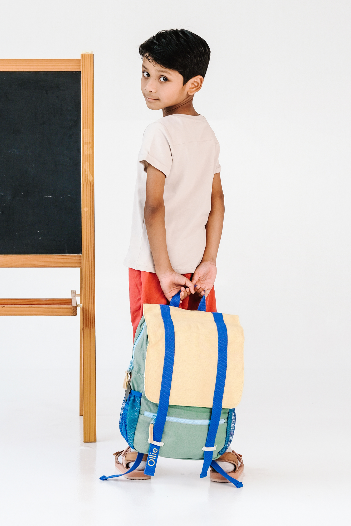 Personalisable 365 Backpack Blue Colour Block