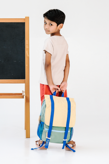 Personalisable 365 Backpack Blue Colour Block