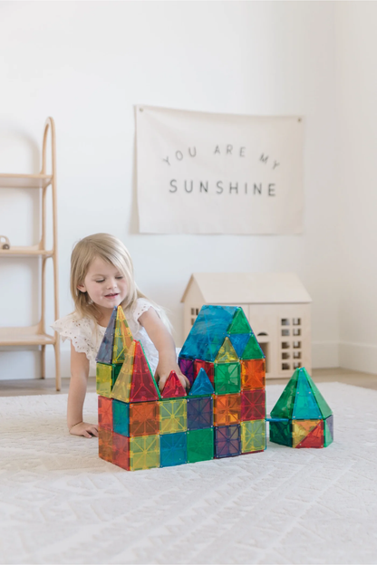 MAGNA-TILES Clear Colors 100 pieces Set