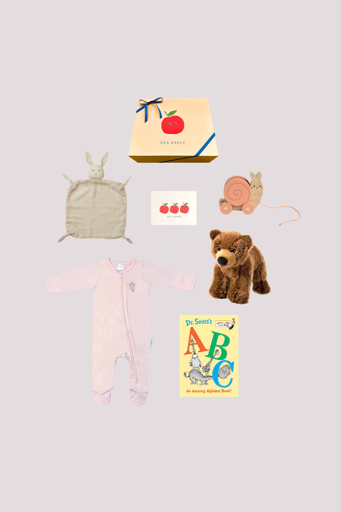 Personalisable Baby Girl Petunia Gift Set