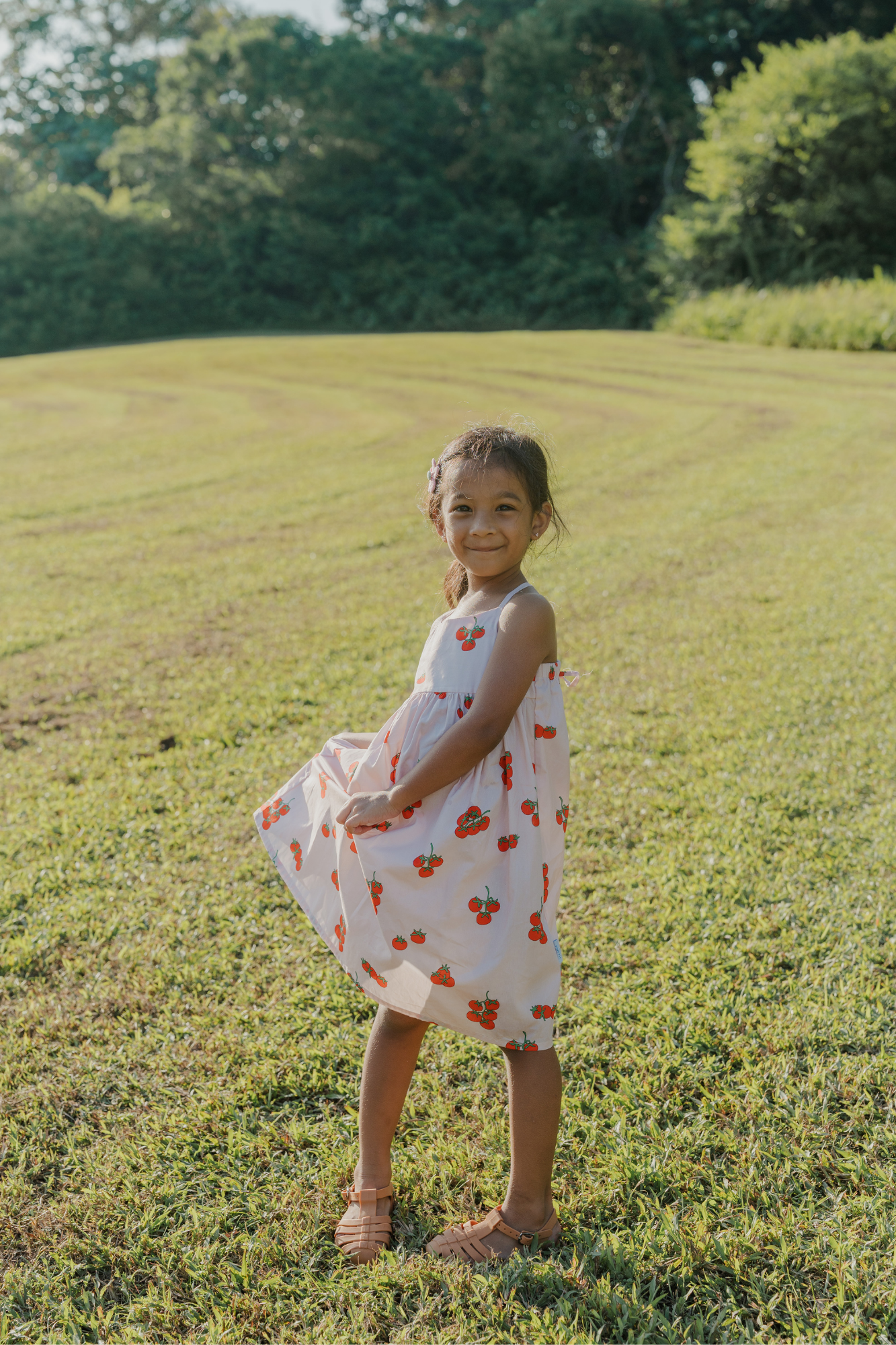 Tomato Midi Dress