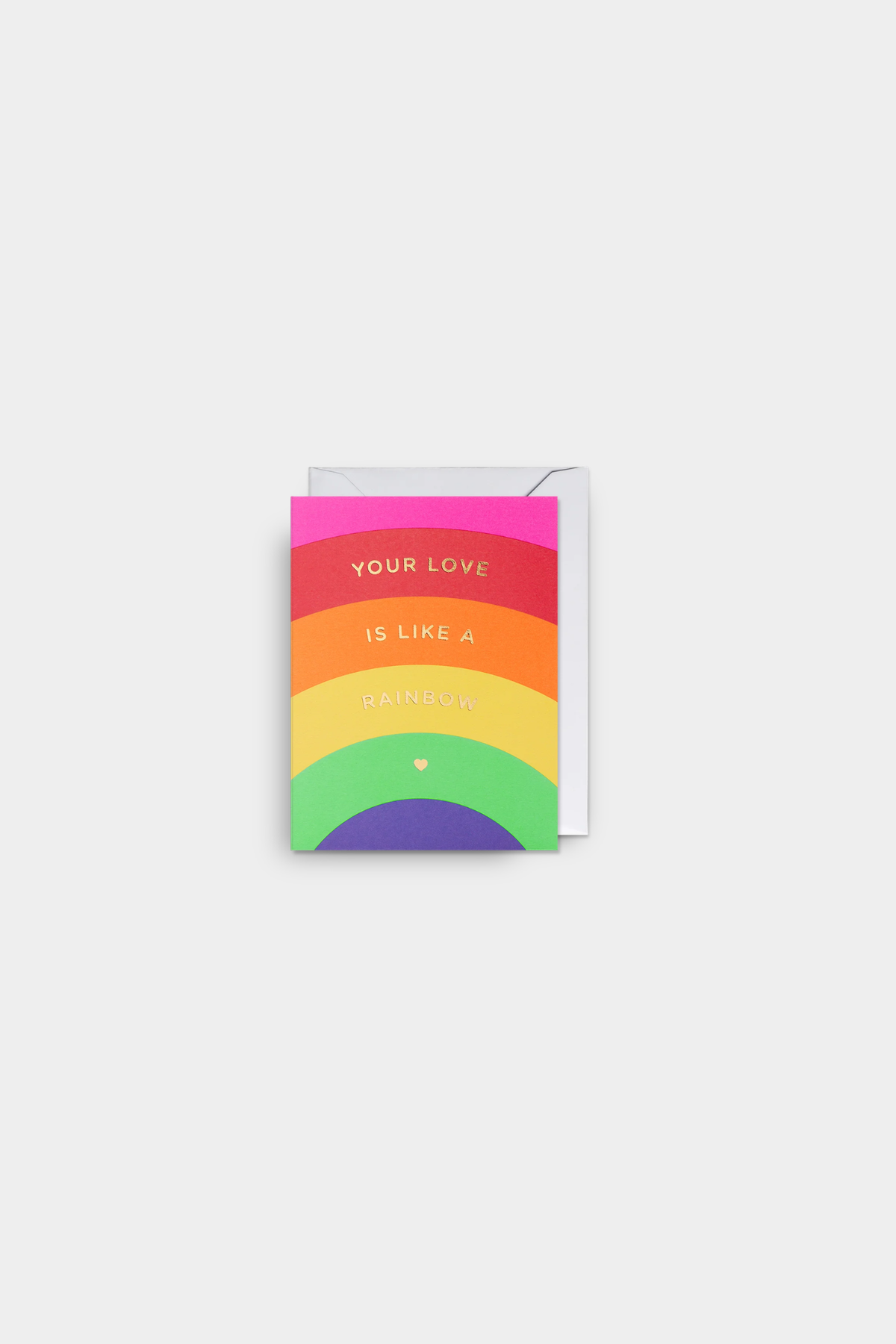 Your Love Is Like a Rainbow Mini Card