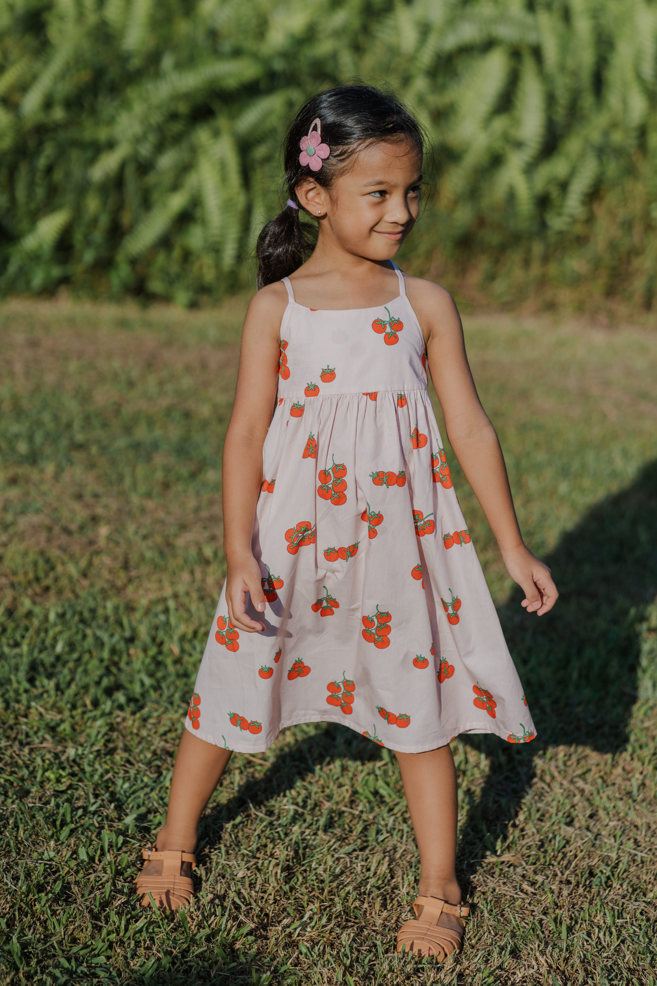 Tomato Midi Dress