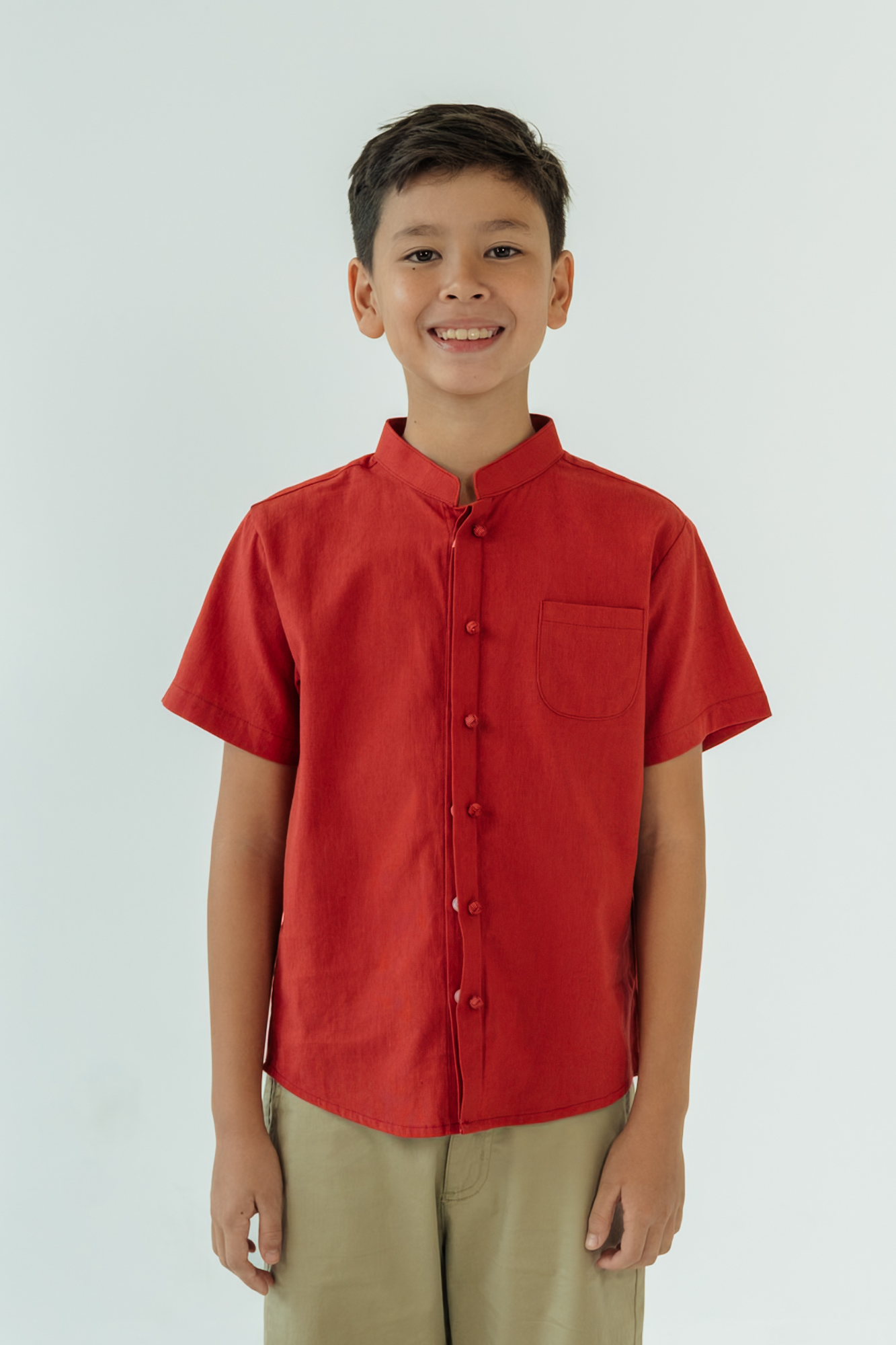 Ruby Mandarin Shirt