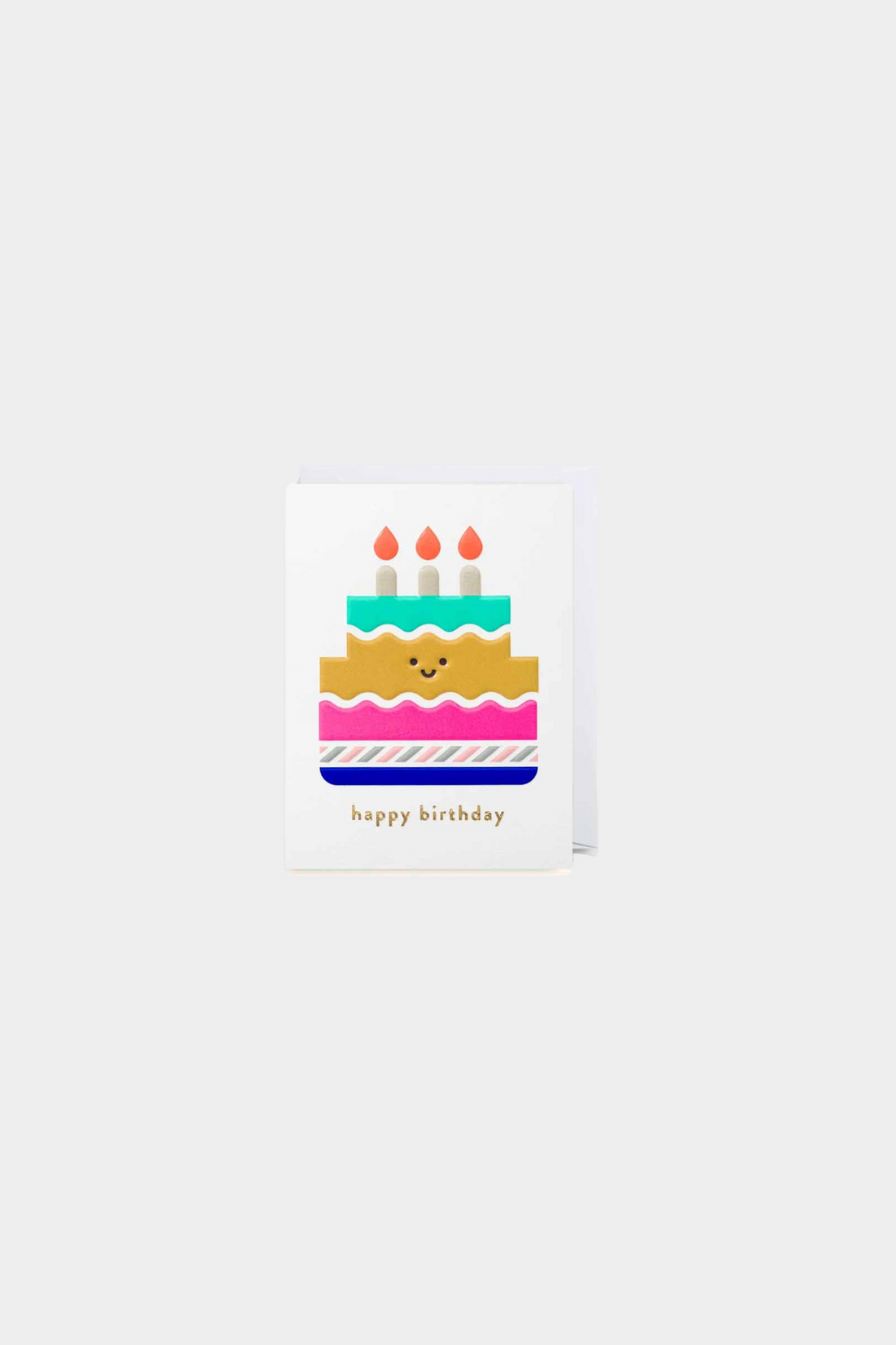 Happy Birthday Cake Mini Card