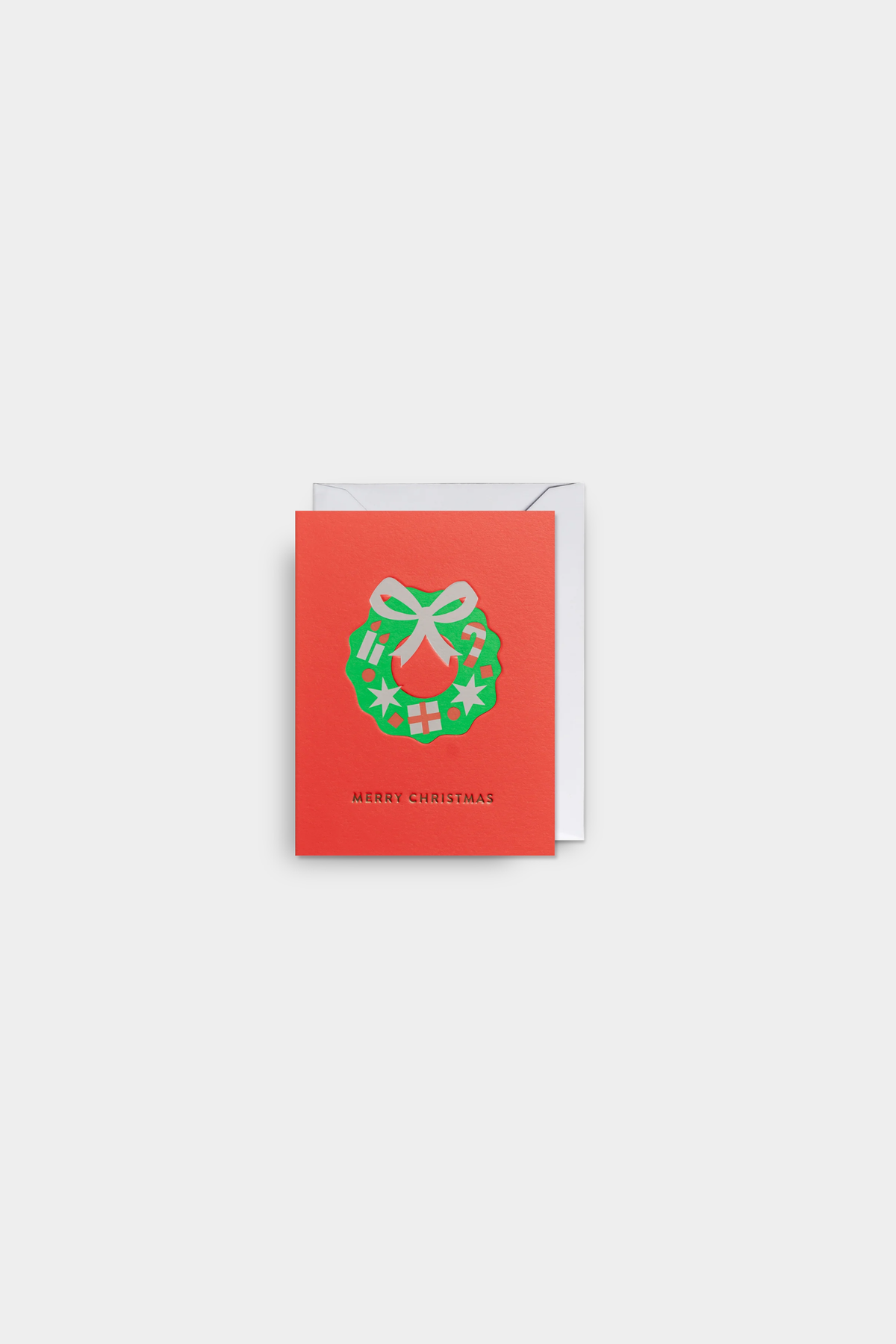 Festive Wreath Christmas Mini Card