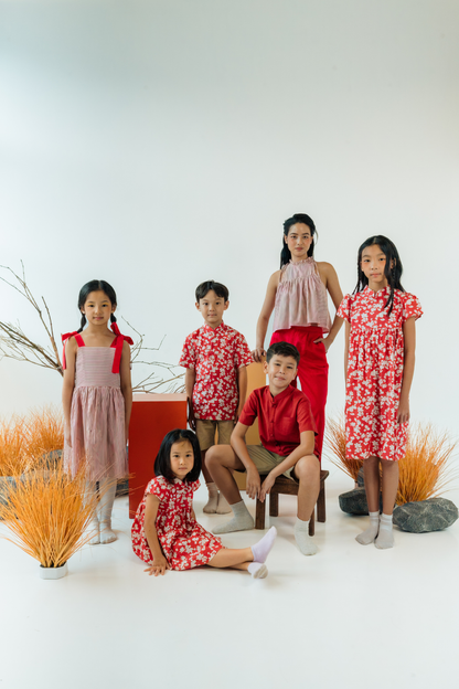 Ruby Bloom Mandarin Shirt