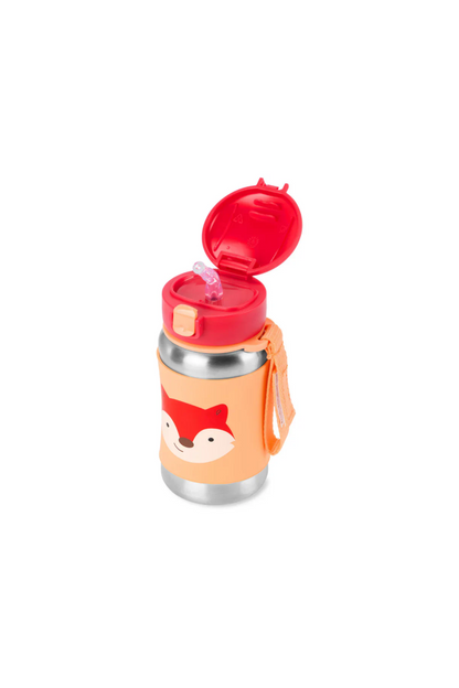 Skip Hop Zoo Stainless Steel Straw Bottle